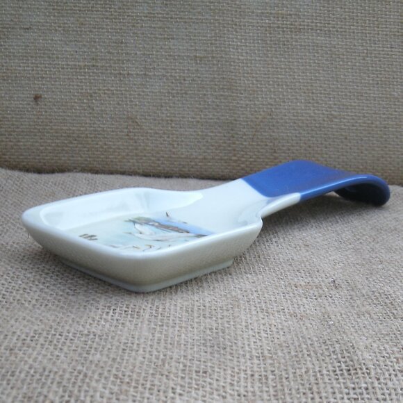 Vintage Otagiri Seagull Stoneware Spoon Rest - Picture 7 of 16
